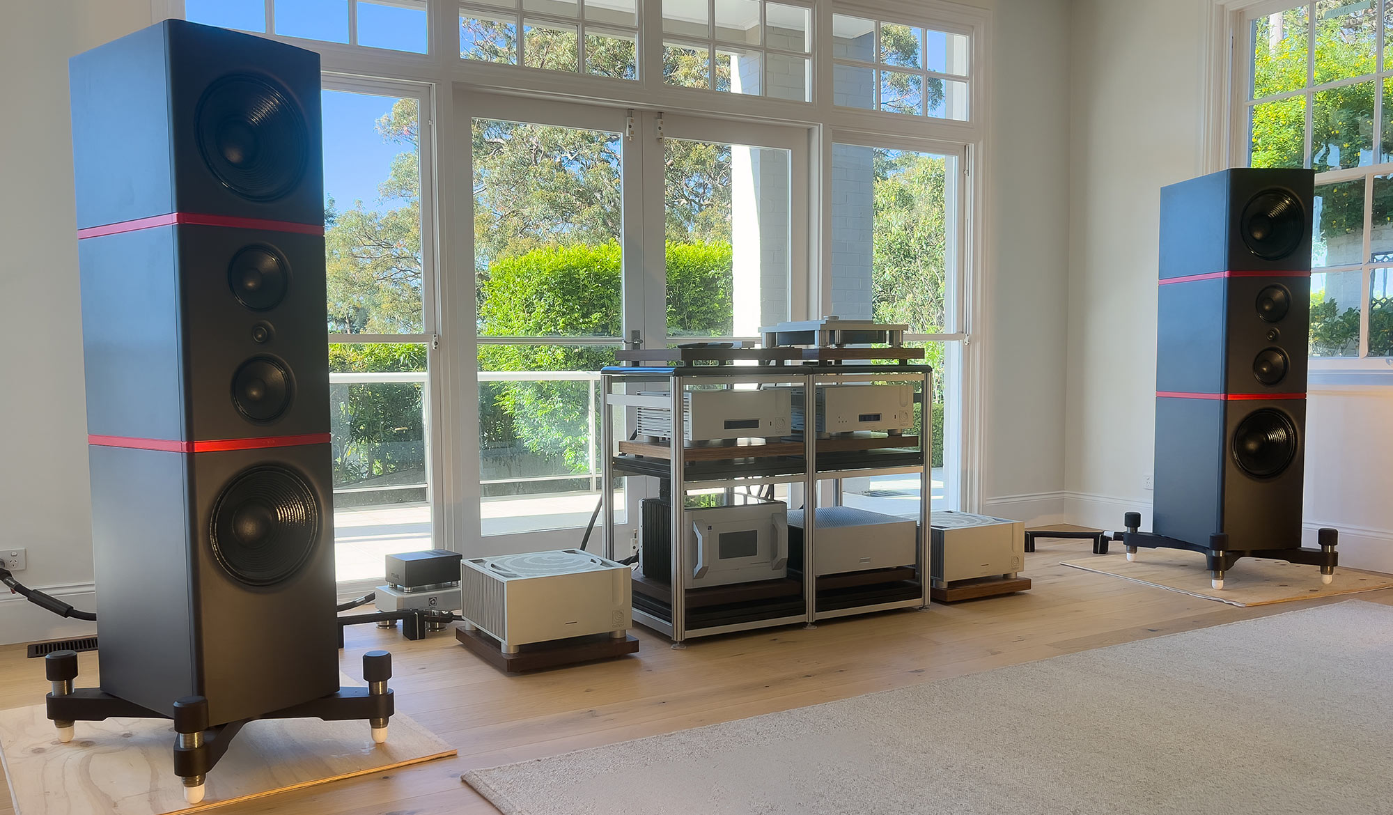 The Destination Audio listening room - side view